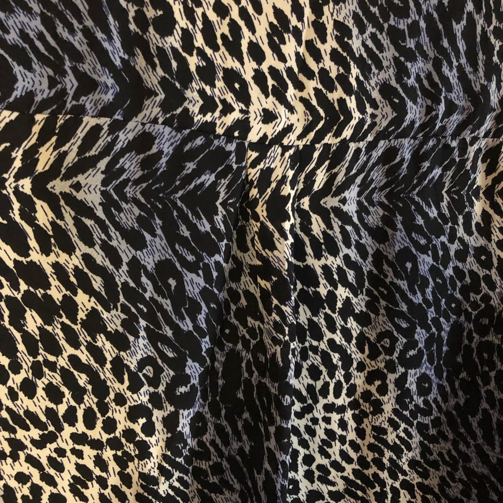 Fylo Leopard Animal Print Button Down Blouse - image 6